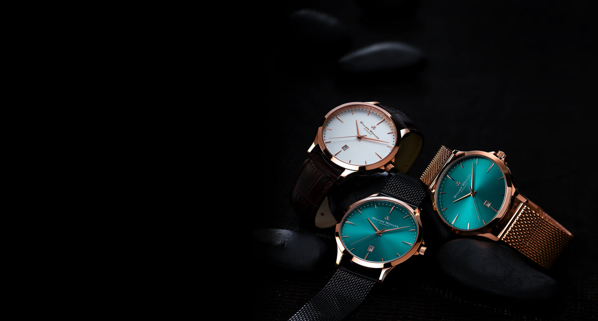 Composition de montres homme William Wohler, version haute définition