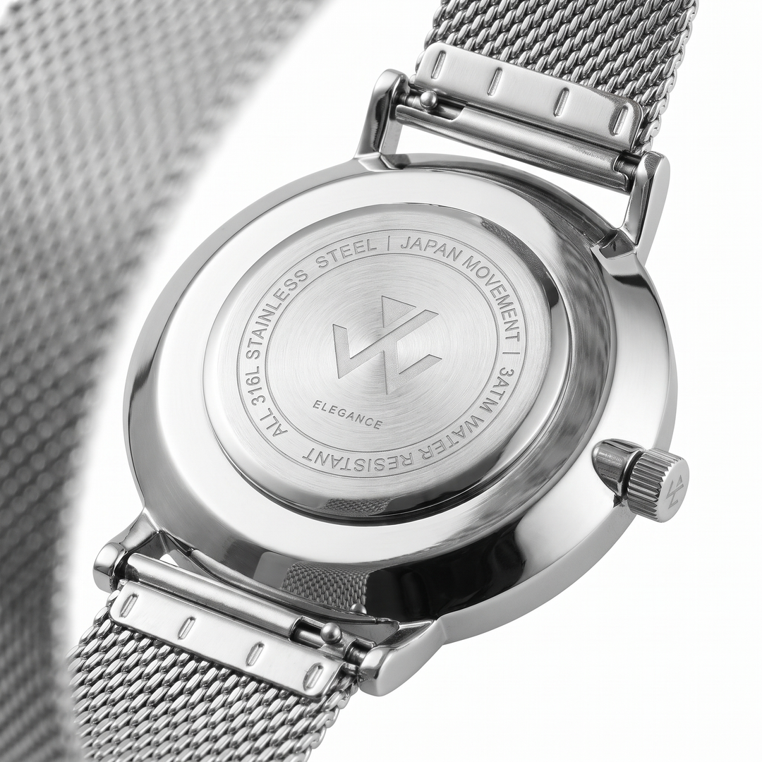 Dos du boîtier acier inoxydable 316L de la montre femme Reine d&