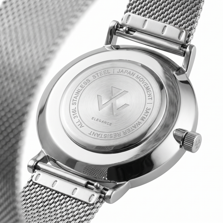 Dos du boîtier acier inoxydable 316L de la montre femme Reine d&